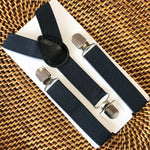 Load image into Gallery viewer, Dark Gray Suspenders
