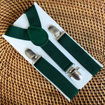 Load image into Gallery viewer, Emerald Green Suspenders
