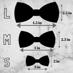 Load image into Gallery viewer, Taupe Satin Bow Tie for Dog Collar or Cat Collar
