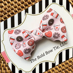 Load image into Gallery viewer, Valentine’s Day Donuts Bow Tie for Dog and Cat Collar
