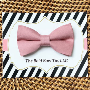 Dusty Rose Bow Tie for Dog and Cat Collar