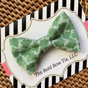 Shamrock Bow Tie for Dog and Cat Collar