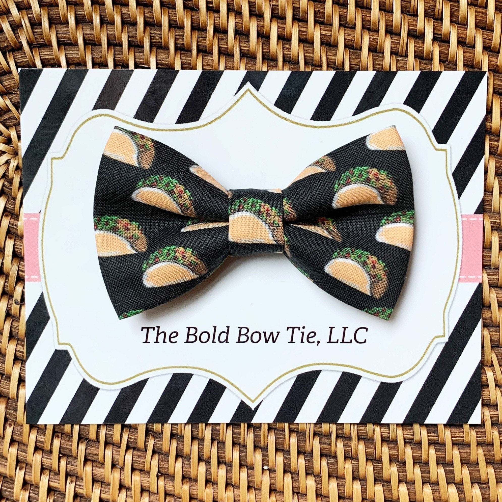 Taco Bow Tie for Dog and Cat Collar