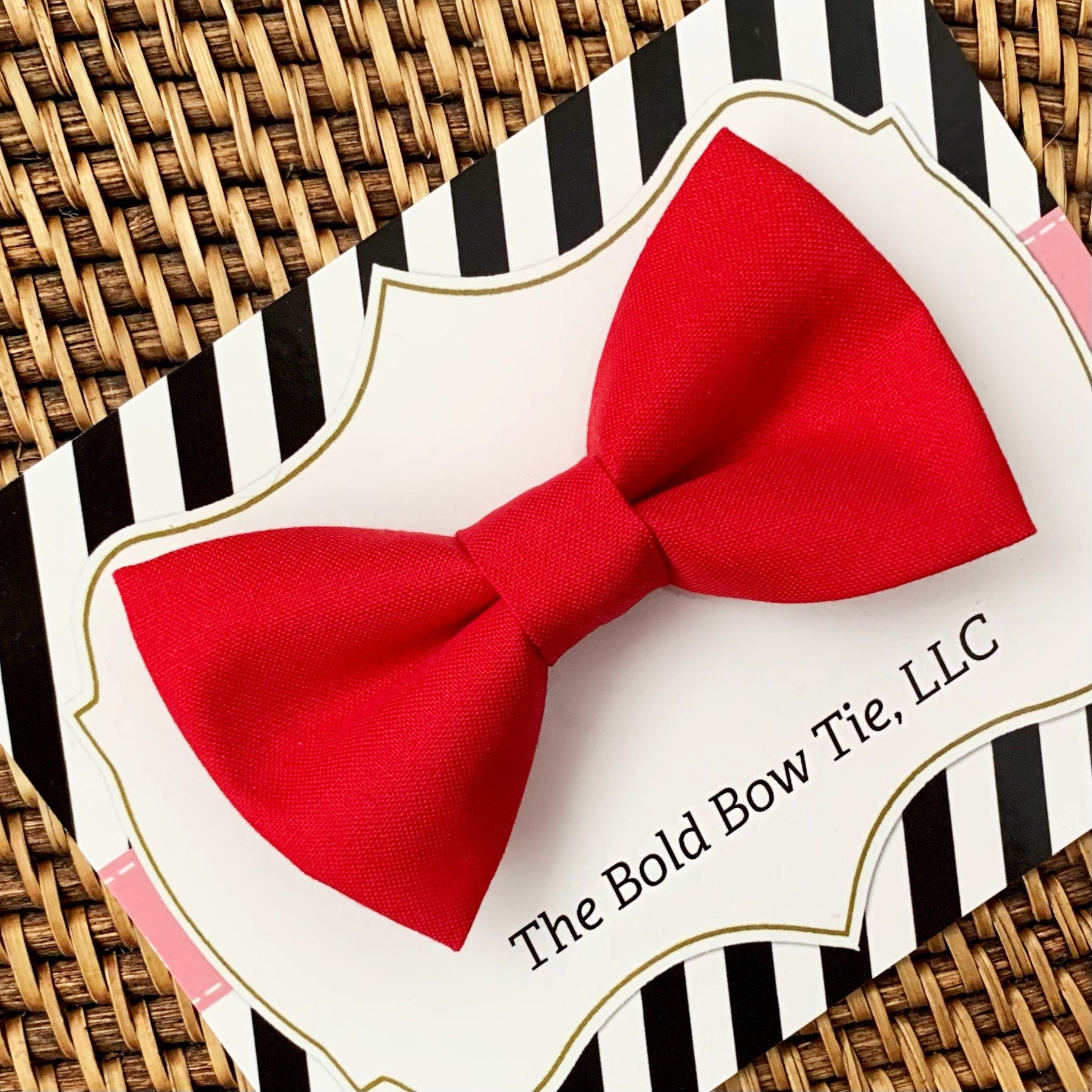 Red Bow Tie for Dog and Cat Collar