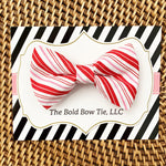 Load image into Gallery viewer, Peppermint Candy Cane Bow for Dog Collar and Cat Collar
