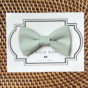 Sage Green Bow for Dog Collar and Cat Collar