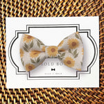 Load image into Gallery viewer, Floral Sunflower Bow Tie for Dog Collar or Cat Collar
