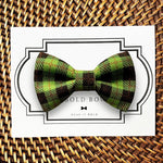 Load image into Gallery viewer, Green and Black Plaid Bow for Dog Collar and Cat Collar
