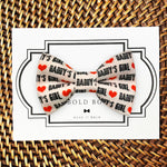 Load image into Gallery viewer, Daddy&#39;s Girl Valentine&#39;s Day Bow for Dog Collar and Cat Collar
