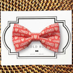 Load image into Gallery viewer, Loved Valentine&#39;s Day Bow for Dog Collar and Cat Collar
