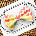 Load image into Gallery viewer, Rainbow Hearts Bow for Dog Collar and Cat Collar
