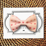 Load image into Gallery viewer, Pink Hearts Bow for Dog Collar and Cat Collar
