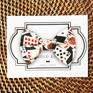Casino Night Bow Tie for Dog and Cat Collar
