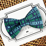 Load image into Gallery viewer, Lucky Dog St. Patrick&#39;s Day Bow for Dog Collar or Cat Collar
