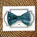 Load image into Gallery viewer, Lucky Dog St. Patrick&#39;s Day Bow for Dog Collar or Cat Collar
