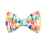 Load image into Gallery viewer, Rainbow Birthday Bow Tie for Birthday Boy
